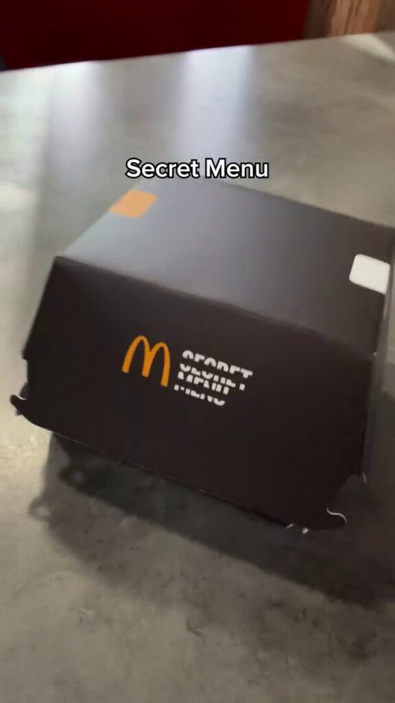 イギリスのマクドナルドが発表した、“Secret Menu”の画像