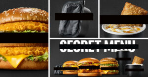 イギリスのマクドナルドが発表した、“Secret Menu”の画像