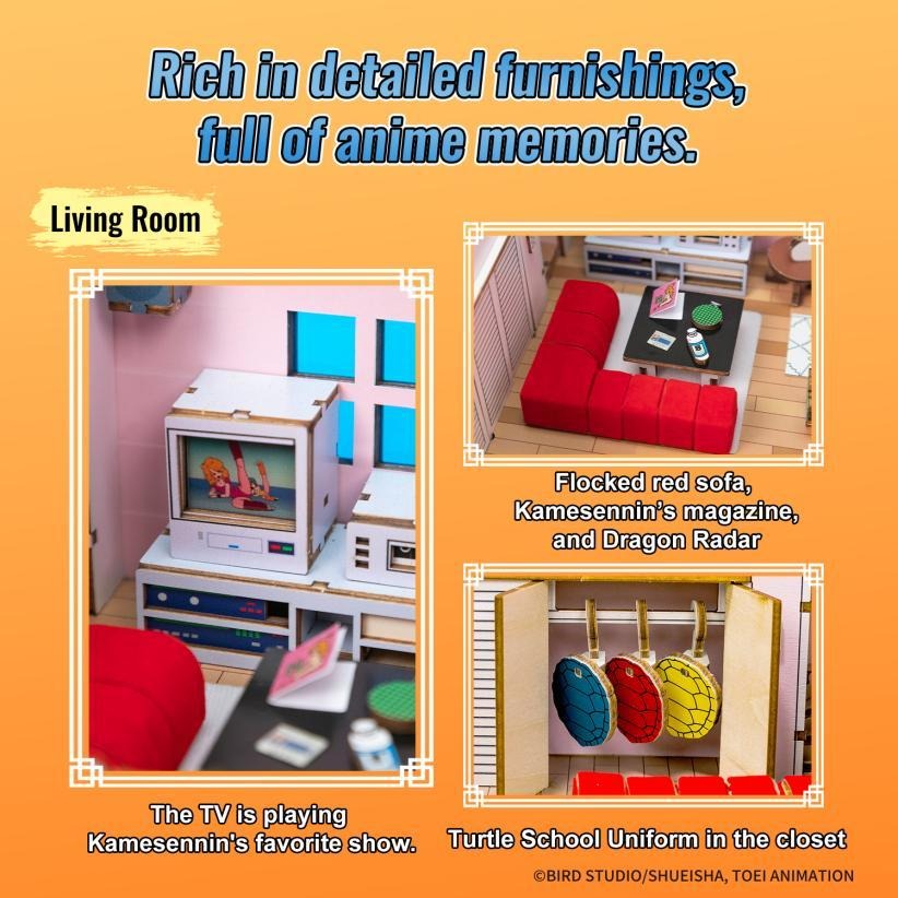 Puremindが販売する、アニメ『ドラゴンボール』とコラボレーションした木製3Dコレクティブルシリーズの画像