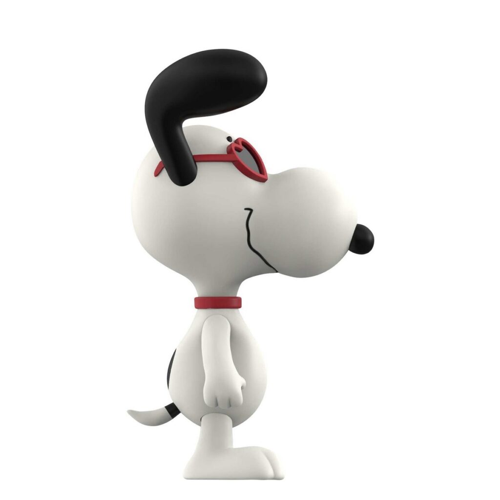 アメリカのトイブランドSuper7が発売した、バレンタイン仕様のスヌーピーのフィギュア「Peanuts ReAction Figures - Snoopy (Heart Eyes)」