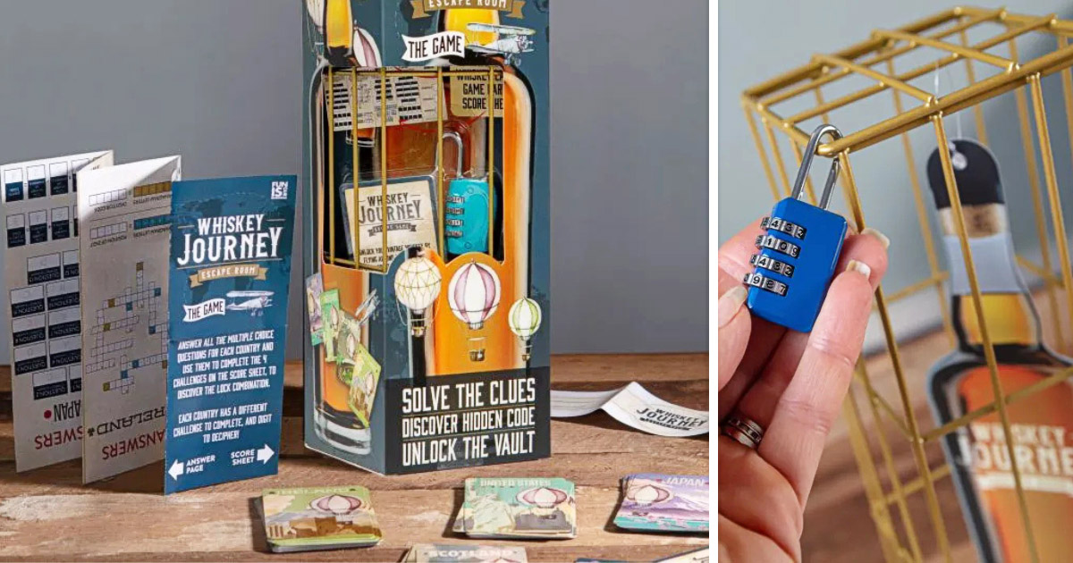 イギリス発の「ウイスキー・ジャーニー・エスケープルーム・ゲーム」の画像
