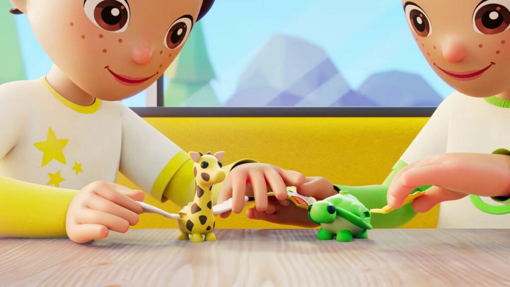 ブラジルのマクドナルドが展開するハッピーセットに登場した、Robloxのゲーム「Adopt Me!」とのコラボおもちゃの画像。