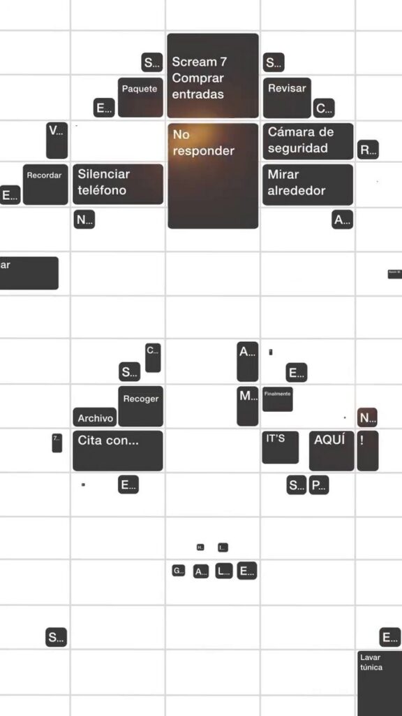 ペルーの映画館チェーンCinépolisがInstagramで公開した、『スクリーム7』のリール動画の画像。