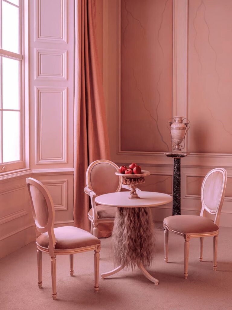 映画『嵐が丘』の公開を記念しAirbnbが提供する、劇中の「キャシーの寝室」を再現した特別宿泊体験の画像。