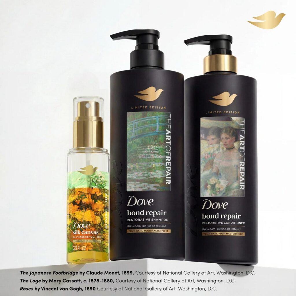 Doveがウォルマート限定で発売した、新コレクション「The Art of Repair」の画像。