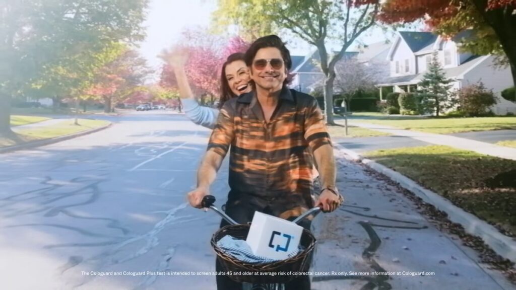 アボット×フルハウスのがん検査キット「Cologuard」最新キャンペーンの画像。