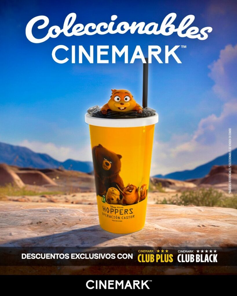 ディズニー&ピクサー最新作『私がビーバーになる時』の公開を前に、世界中の映画館が展開する様々なグッズの画像。