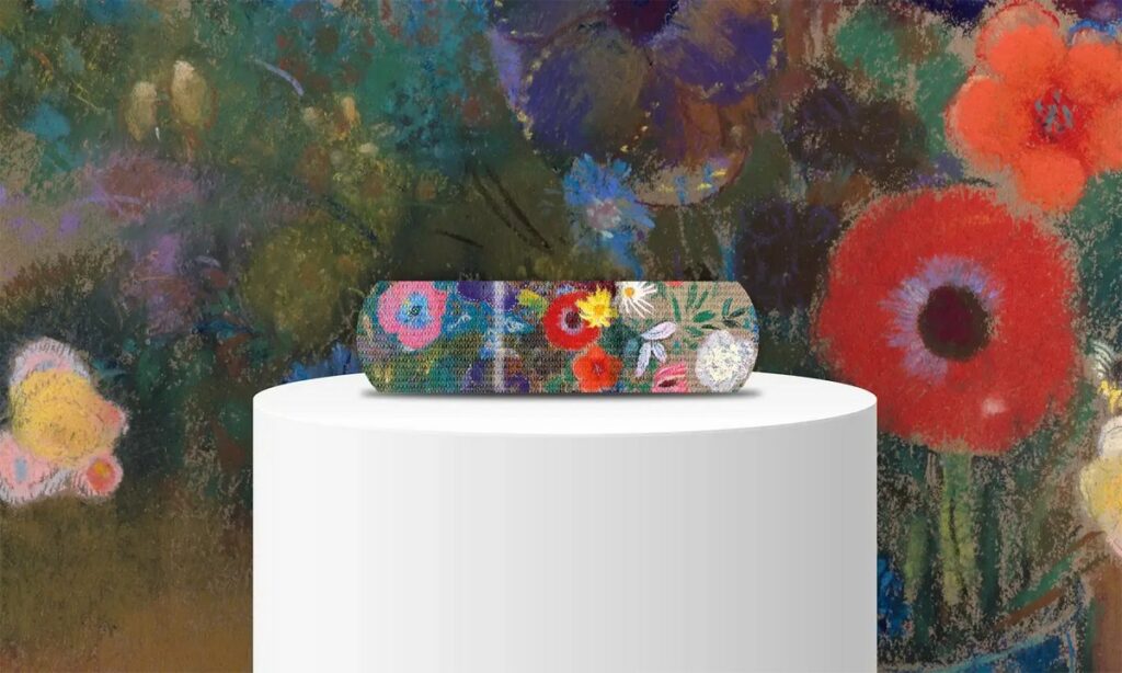 バンドエイドとメトロポリタン美術館がコラボし発表した、名画をデザインに取り入れた限定絆創膏コレクションの画像。