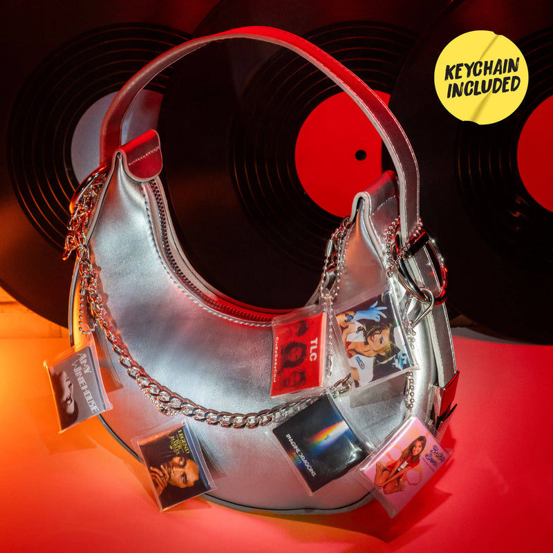 MGAエンターテインメントが発売する、実際に音楽が再生できるミニチュアレコードプレーヤーとミニレコードのコレクション商品「MGA’s Miniverse Real Music」の画像。