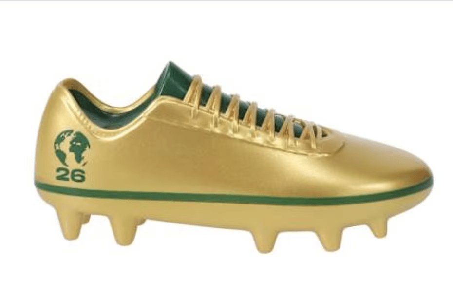アメリカの玩具メーカー PMI が展開する「Supergoal MLS Shoe Capsule」と「FIFA Shoe Capsule」の画像。