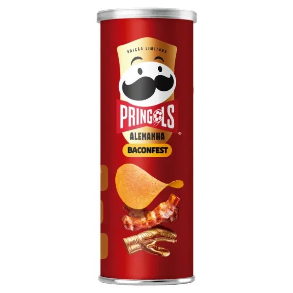 2026年ワールドカップに向けて「PRINGOLS」として登場した、3種の限定プリングルズの画像。