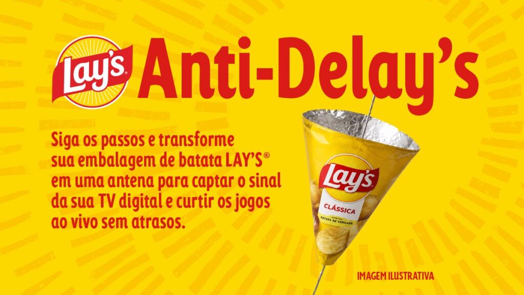 Lay’s ブラジルが展開する、W杯観戦時の「配信遅延」をモチーフにした「Lay’s Anti-Delays」キャンペーン。