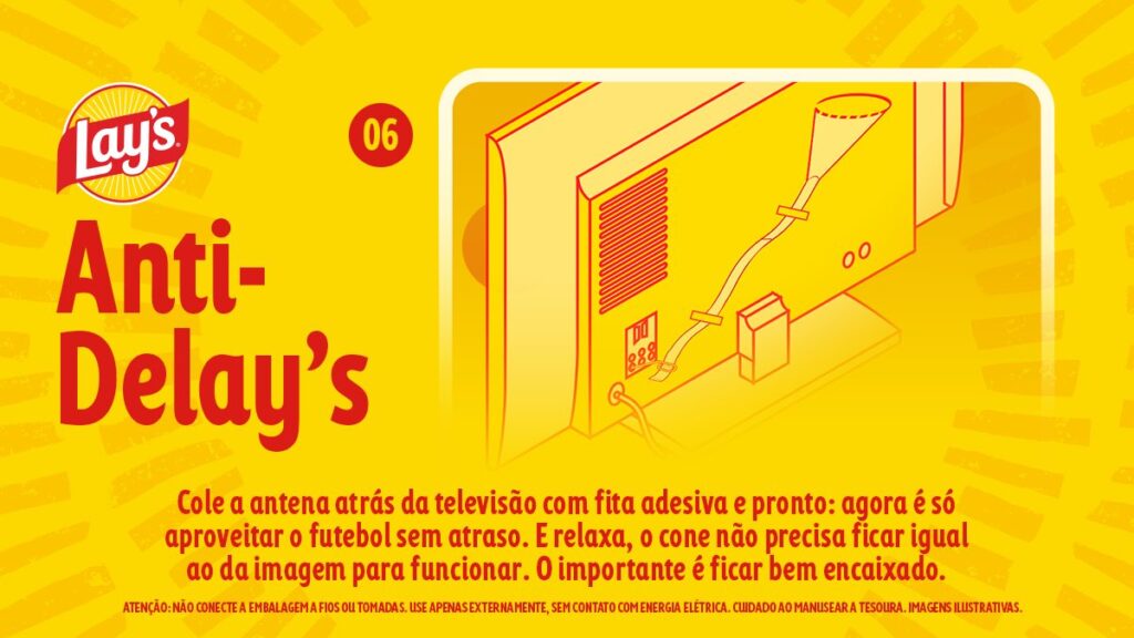 Lay’s ブラジルが展開する、W杯観戦時の「配信遅延」をモチーフにした「Lay’s Anti-Delays」キャンペーン。