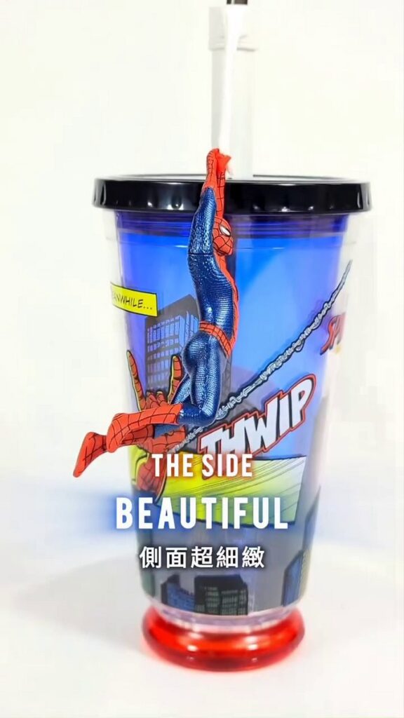 映画『スパイダーマン:ブランド・ニュー・デイ』の公開にあわせ、台湾の秀泰影城と香港の英皇戲院が発表した限定ポップコーンバケットやダブルウォールカップの画像。