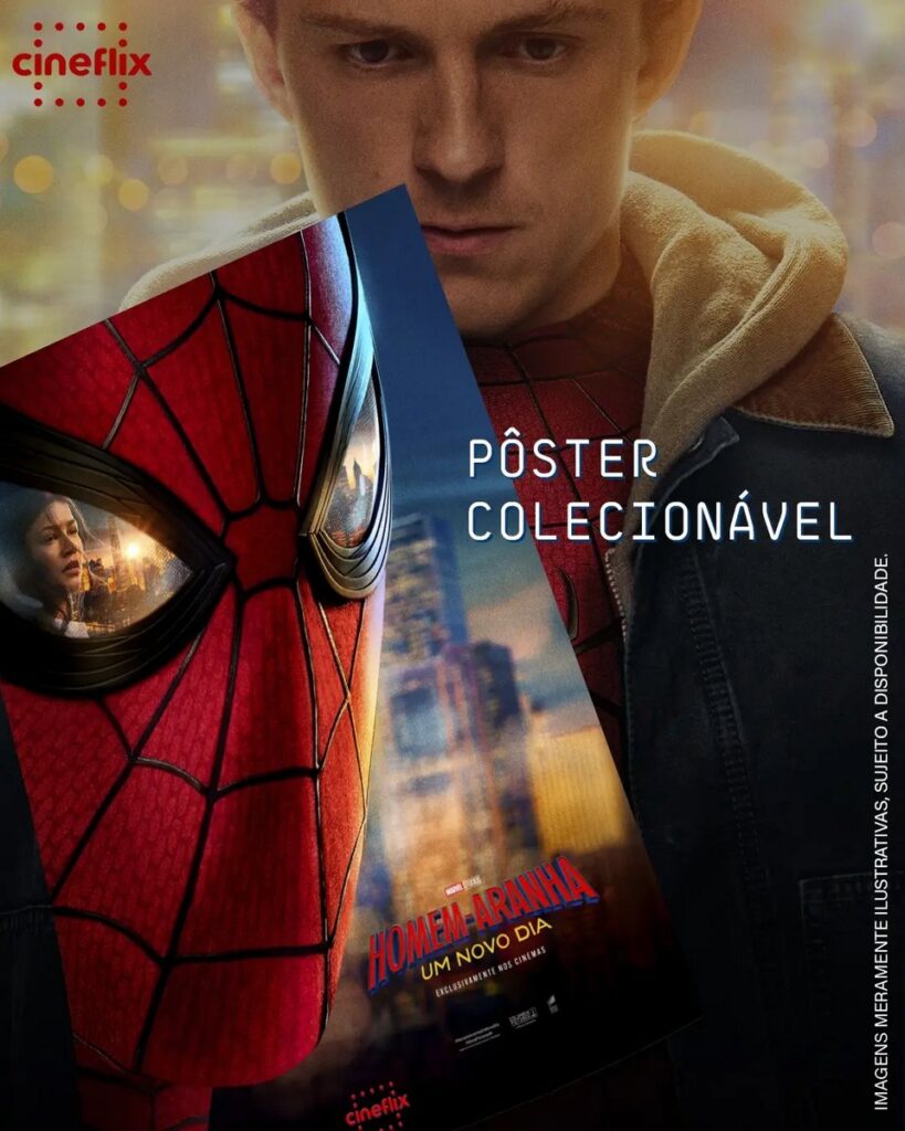 映画『スパイダーマン:ブランド・ニュー・デイ』の公開にあわせ、ブラジルの映画館チェーンが発表した限定ポップコーンバケットやグッズの画像。