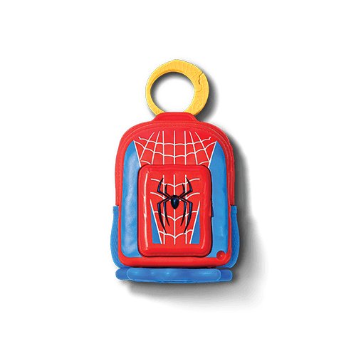 映画『スパイダーマン:ブランド・ニュー・デイ』の公開にあわせて、ブラジルのマクドナルドで展開されるハッピーセットの画像。