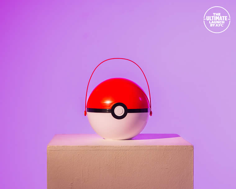 KFC シンガポールに登場した、ポケモンとのコラボキャンペーン『The Ultimate Launch by KFC』の画像。