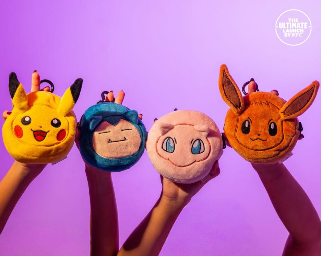 KFC シンガポールに登場した、ポケモンとのコラボキャンペーン『The Ultimate Launch by KFC』の画像。