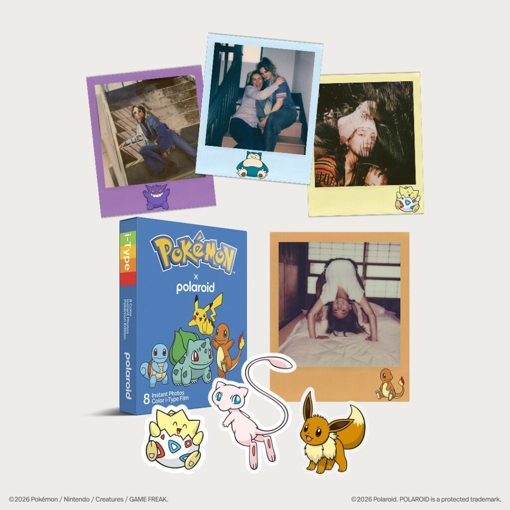 Polaroid×『ポケットモンスター』による、30周年記念のスペシャルコレクションの画像。