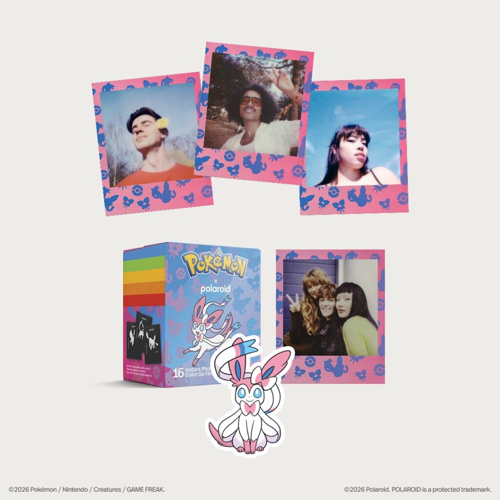 Polaroid×『ポケットモンスター』による、30周年記念のスペシャルコレクションの画像。