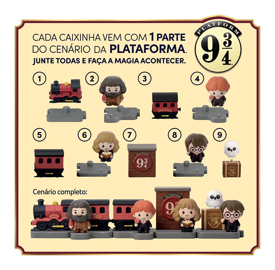 ブラジルのチョコレートブランドCacau Showが「こどもの日」にあわせて発表した、『ハリー・ポッター』限定コラボ商品の画像。