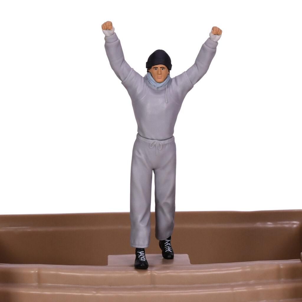 アメリカのドライブインシアター Swan Drive-In Theatreの公式ショップで登場した、映画『ロッキー』50周年記念上映＆『アイ・プレイ・ロッキー』公式限定グッズの画像。