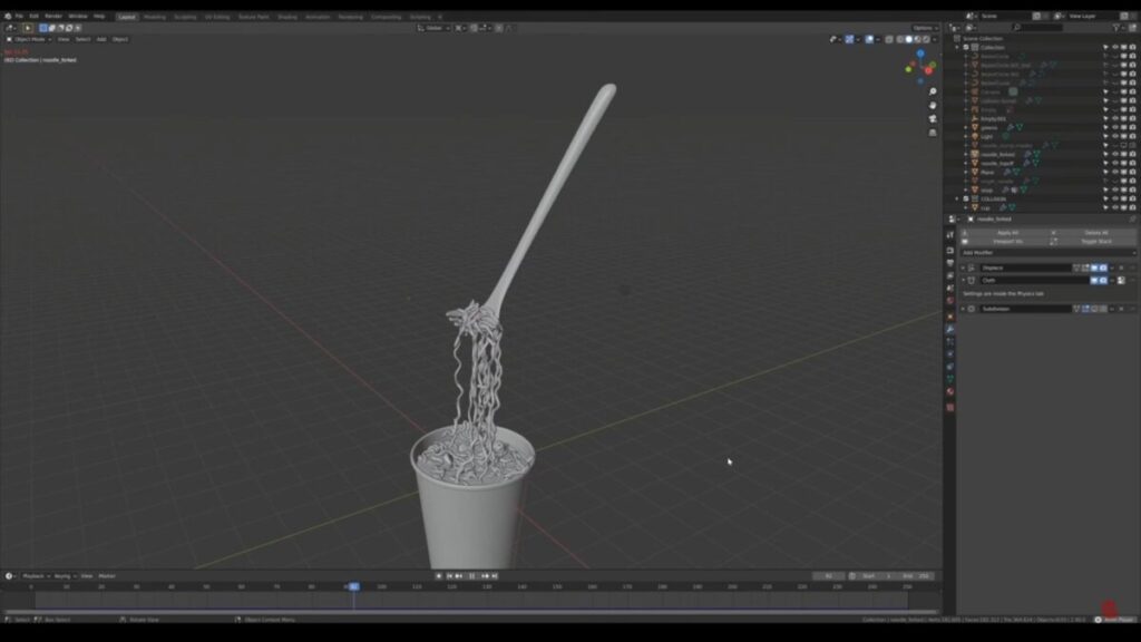 「KWIK TUTS #008 // How I Made Nissin Cup Noodle in Blender」の画像