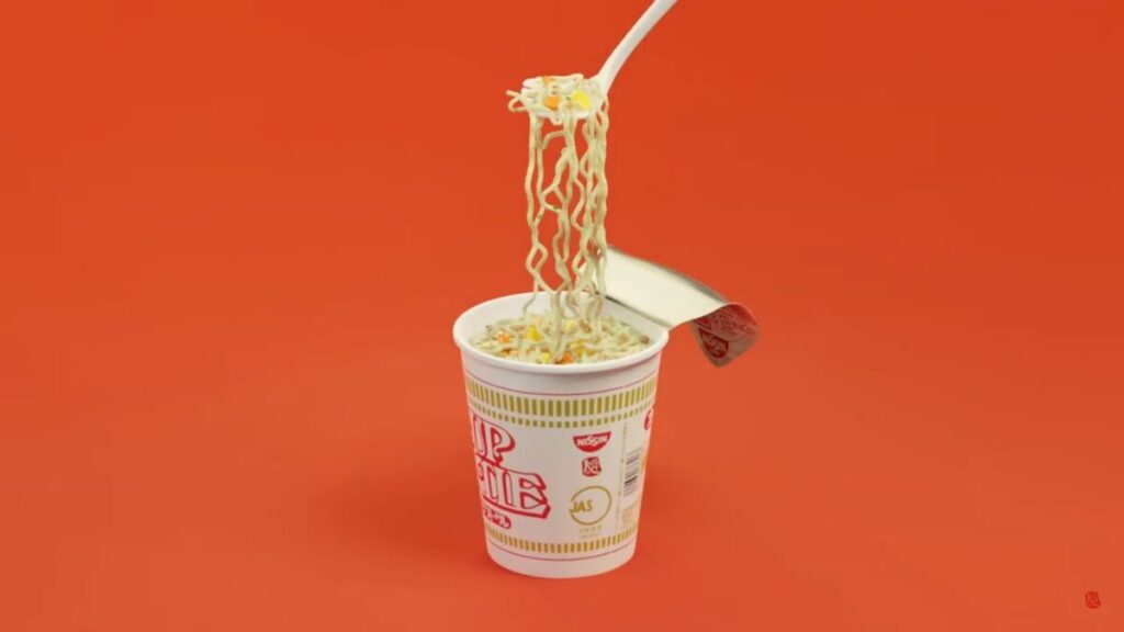 「KWIK TUTS #008 // How I Made Nissin Cup Noodle in Blender」の画像