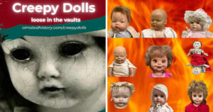 オルムステッド郡歴史センターが開催する「Creepy Dolls: Loose in the Vaults」の画像