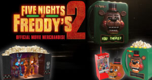 2025年12月5日にアメリカで公開される映画『ファイブ・ナイツ・アット・フレディーズ2』の公開にあわせ、Marcus Theatresから登場した限定コレクションの画像