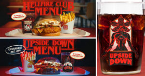 フランスのバーガーキングが展開する、Netflix『ストレンジャー・シングス』コラボの画像