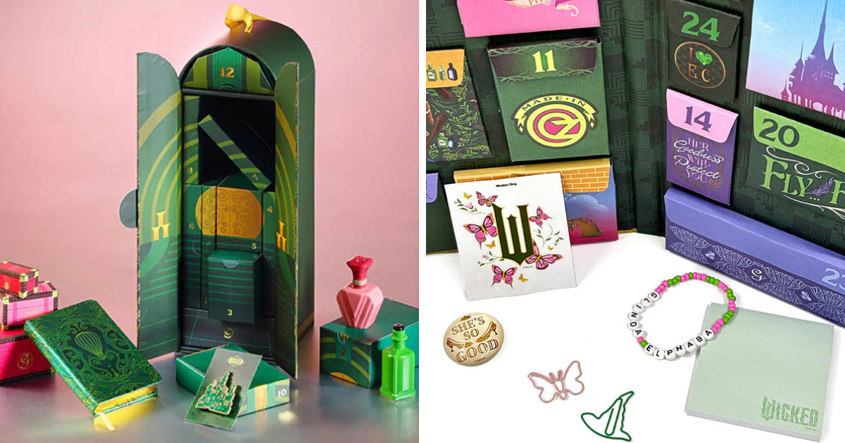 Insight Editionsから登場した『ウィキッド』アドベントカレンダーの画像