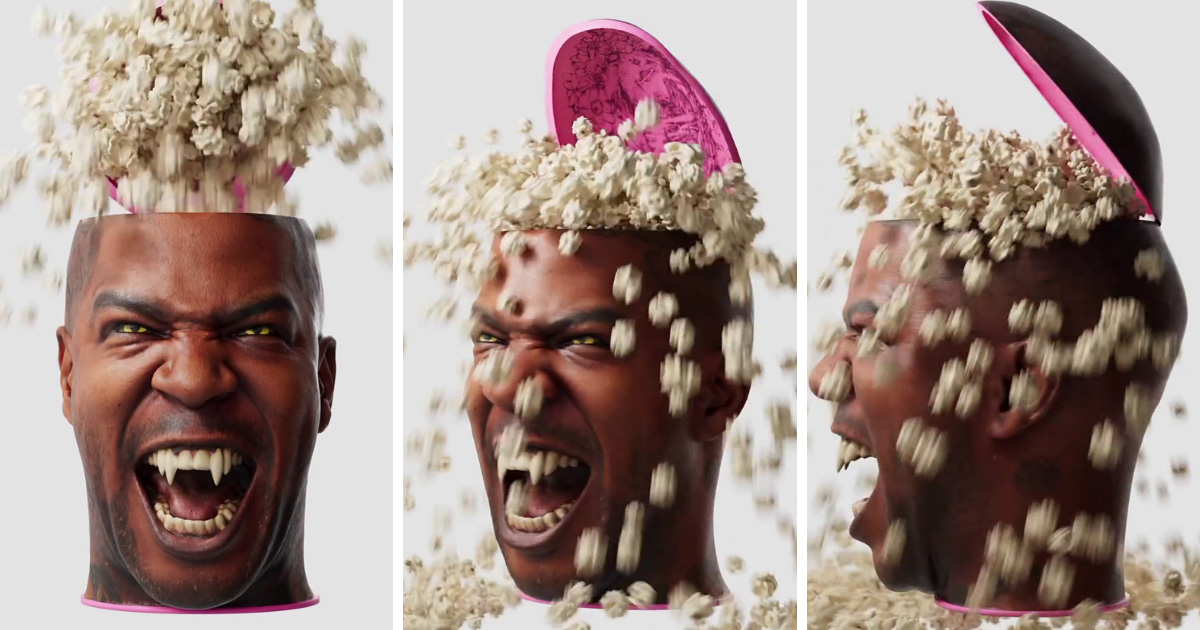 キッド・カディがリリースした、NEVERLAND VAMPIRE HEAD POPCORN BUCKET」の画像