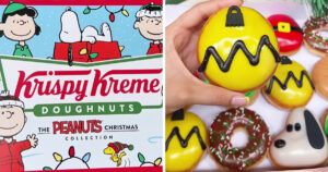 アメリカのクリスピー・クリーム・ドーナツがPEANUTSコラボした、季節限定コレクションの画像