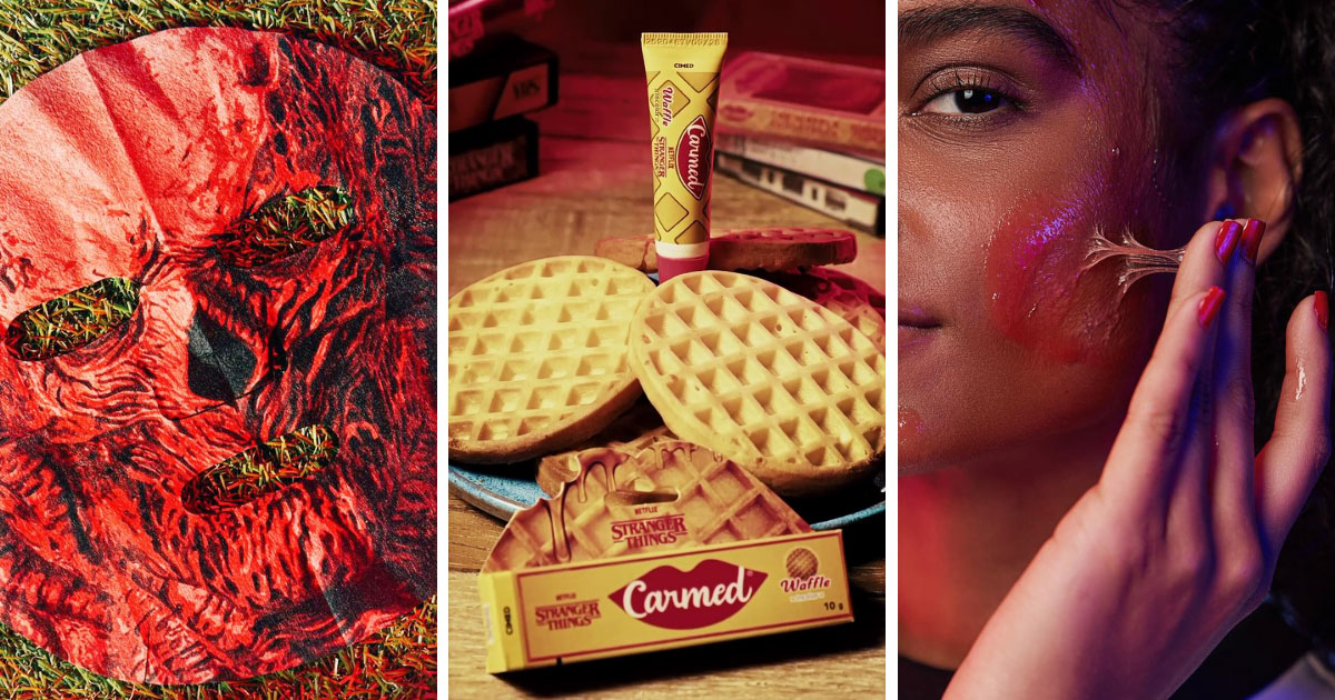 Netflixドラマ『ストレンジャー・シングス』最終章にあわせ、 Carmed から登場した限定コレクションの画像