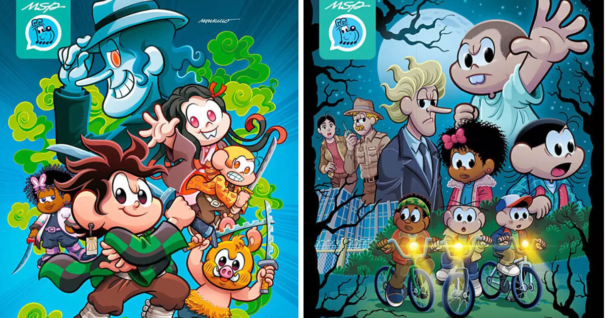 ブラジルの国民的漫画「モニカと仲間たち（Turma da Mônica）」公式パロディ作品の画像