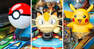 Stern Pinballが株式会社ポケモンと共同で発表した、ポケモン初の本格アーケード向けピンボール機「Pokémon by Stern Pinball」の画像。