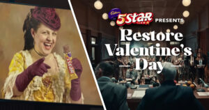 インドのチョコレートブランドCadbury 5 Starによる2026年バレンタインキャンペーン「Restore Valentine’s Day」の画像。