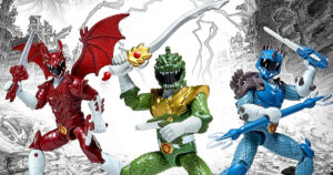 特撮界を代表する2大アイコン、『ゴジラ』と『パワーレンジャー』が“融合”した、新アクションフィギュアライン「カイジュウ・パワーレンジャー」の画像。