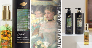 Doveがウォルマート限定で発売した、新コレクション「The Art of Repair」の画像。