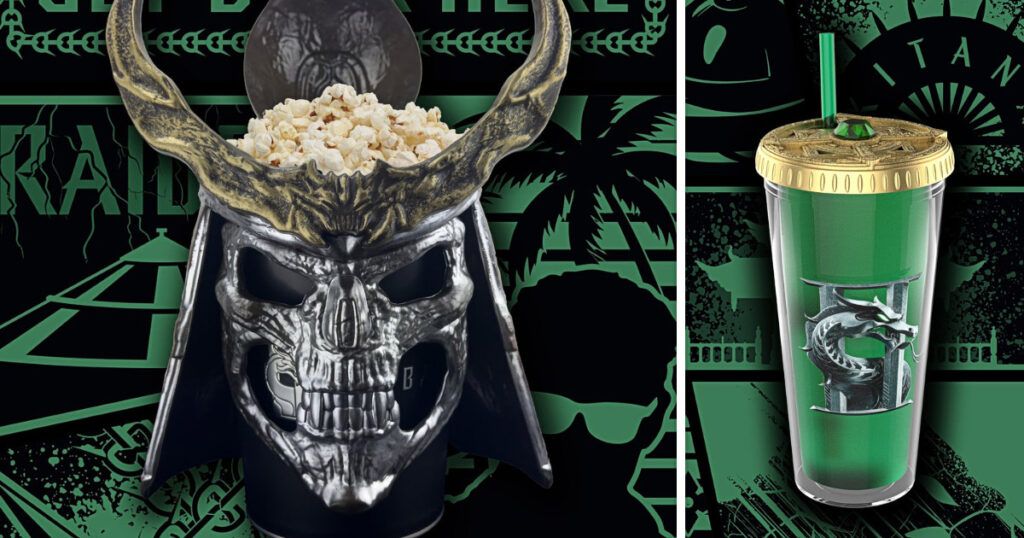 映画『モータルコンバット／ネクストラウンド』の公開にあわせて、アメリカの映画館チェーン「Marcus Theatres」のオンラインショップから登場した限定グッズの画像。