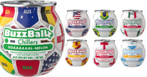 FIFAワールドカップ2026にあわせてBuzzBallzが発売する、サッカーをテーマにした限定シリーズ「SoccerBallz」の画像。