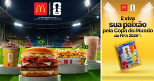 ブラジルのマクドナルドが2026 FIFAワールドカップに合わせて展開するキャンペーン「Seleções do Méqui」の画像。