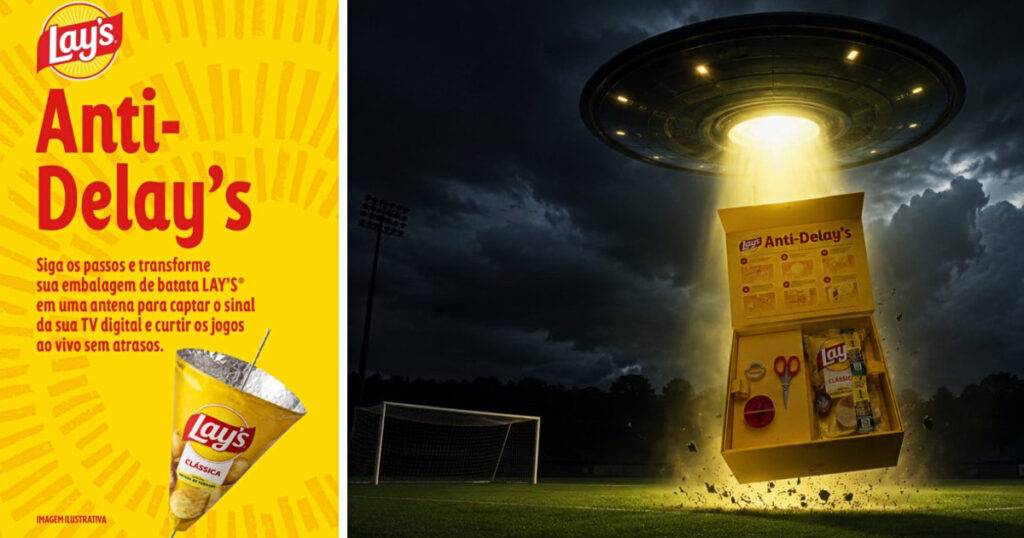 Lay’s ブラジルが展開する、W杯観戦時の「配信遅延」をモチーフにした「Lay’s Anti-Delays」キャンペーン。