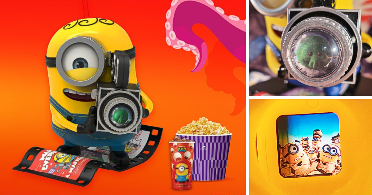 映画『ミニオンズ＆モンスターズ』の公開にあわせ、台湾の映画館チェーン 秀泰影城（SHOWTIME CINEMA） が発表した限定グッズの画像。