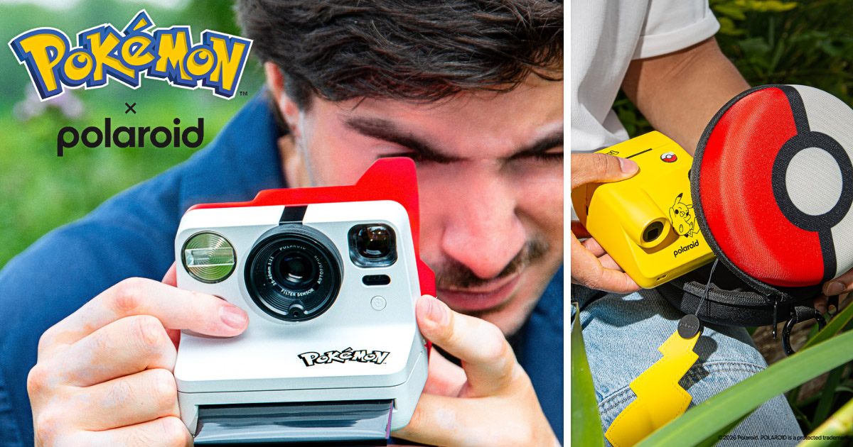 Polaroid×『ポケットモンスター』による、30周年記念のスペシャルコレクションの画像。